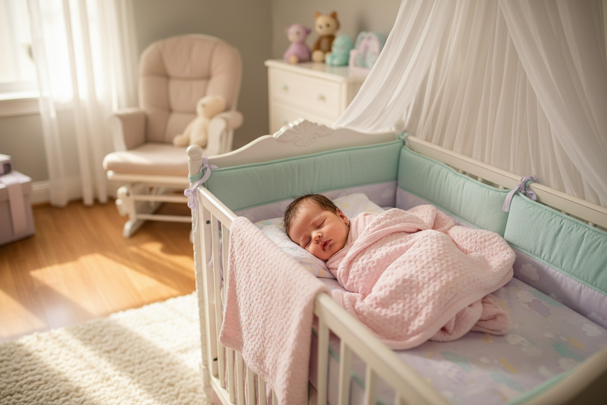 Bébé dans une chambre